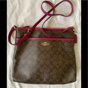 ✅2022 CLEARANCE ❤️Pre Own Coach Rowan File Sig Canvas